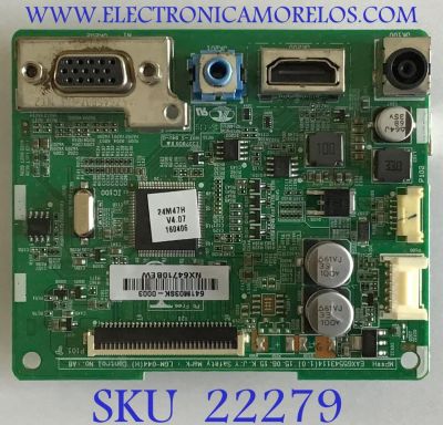 MAIN PARA MONITOR LG / EAX65543114 / EAX65543114 (1.0) / NX64710BEW / PANEL LGM236AB12 / MODELO 24M47H-PE.AUMPJVN
