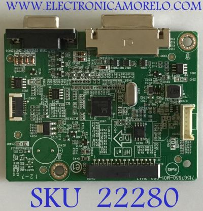 MAIN PARA MONITOR DELL / FFCB0DL096 / 715G7650-M01-000-0H4I / (F)FFCB0DL0960000 / PANEL LM230WF9 (S1)(B1) / MODELO S2316M