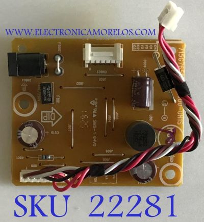 FUENTE DEPODER PARA MONITOR DELL / 715G7651-P01-000-0H1S / PANEL LM230WF9 (S1)(B1) / MODELO S2316M