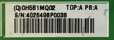 FUENTE DE PODER PARA MONITOR VIEWSONIC / GH581MQG2 / 715G4497-P04-010-001M / (Q)GH581MQG2 / PANEL M270HGE-L30 REV.C4 / MODELO VX2757-MHD - Imagen 2