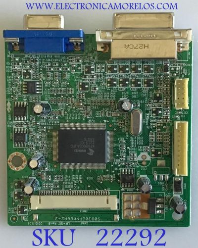 MAIN PARA MONITOR VIEWSONIC / 79P11300508R / 492A00721300R / S08302PNK86A2-3 / PANEL M215HGE-L21 REV.C2 / MODELO VX2250WM-LED