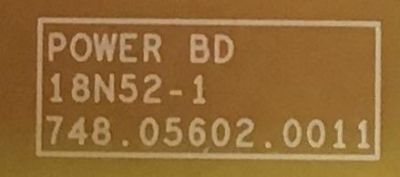 FUENTE DE PODER PARA MONITOR HP / 18N52-1 / 748.05602.0011 / PANEL W238HBAP1 / MODELO P244 - Imagen 2