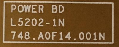 FUENTE DE PODER PARA MONITOR HP / L5202-1N / 748.A0F14.001N / PANEL LTM240CL04 / MODELO E242 - Imagen 2