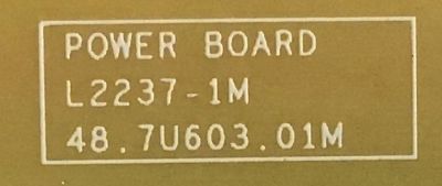 FUENTE DE PODER PARA MONITOR DELL / L2237-1M / 48.7U603.01M / PANEL LM290WW1 (SS)(A1) / MODELO U2913WMT - Imagen 2