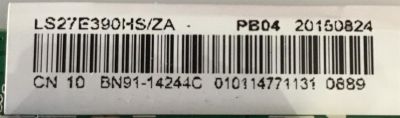 MAIN PARA MONITOR  SAMSUNG / BN91-14244C / BN41-02175C / PANEL CY-MJ270BNLV2V / MODELO LS27E390HS/ZA SP01 - Imagen 3