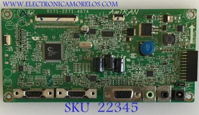 MAIN PARA MONITOR ASUS / 3527-0262-0150 / 0171-2271-4674 / PANEL R5ALM270WF (SA)(A2) / MODELO MX279H