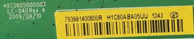 TARJETA  PARA MONITOR VIZIO / 793881400600R / 493360500000R / ILC-040 REV A / PANEL MT215DW01 V.3 / MODELOS M220MV LINIHUAL / E220MV - Imagen 2