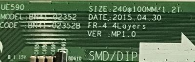 MAIN PARA MONITOR SAMSUNG / BN91-17819P / BN41-02352B / PANEL M280DGJ-L30 / MODELO LU28E570DS/ZA LA01 - Imagen 3