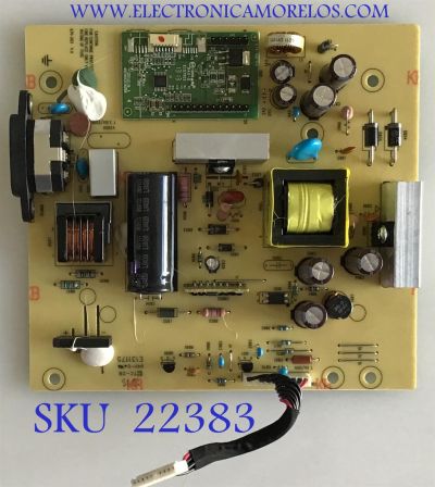FUENTE DE PODER PARA MONITOR HP / 7902N1400D00R / 491A013G1400R / ILPI-263 V.A / PANEL HT215F01-100 / MODELO LA2206X