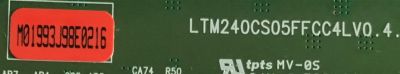 T-CON PARA MONITOR DELL / LJ94-01993J / LTM240CS05FFCC4LV0.4 / 01993J / PANEL /LTM240CS05-C03 / MODELO 2408WFPB - Imagen 2
