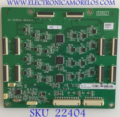 LED DRIVER TCL / 08-D55R620-DR200AA / 40-55R620-DRA4LG / GT0001647A / PANEL LVU550NDBL / MODELO 55R625