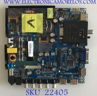 MAIN FUENTE ((COMBO)) SCEPTRE / 7.T3553BHC4210 / CV3553BH-C42 / T201707019A / PANEL CN320CN7250 / MODELO E32