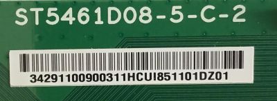 T-CON PARA TV TCL / NUMERO DE PARTE 34291100900311 / ST5461D08-5-C-2 / C054176BOF-A-7 / C054176BOF-A-14 / E202404 / PANEL LVU550NDBL / MODELO 55R625 - Imagen 2