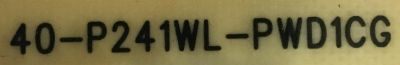 FUENTE DE PODER PARA TV TCL / NUMERO DE PARTE 08-P241W0L-PW200AC / 40-P241WL-PWD1CG / PANEL LVU550NDBL / MODELO 55R625 - Imagen 2