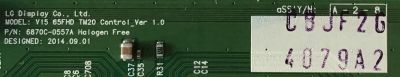 T-CON LG / 6871L-4079A / 6870C-0557A / 4079A / PANEL LD650EUF (FH)(B1) / MODELO 65SM5KD-BH.AUSSLJM - Imagen 2