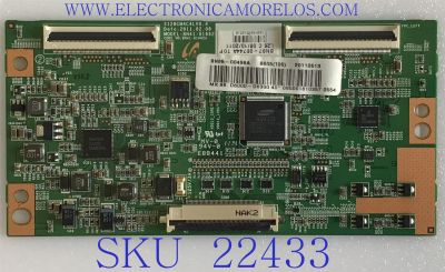 T-CON PATA TV SAMSUNG / BN95-00496A / BN41-01662A / BN97-05744A / PANEL LTJ400HF1-J / MODELO UN40D6000SFXZA H302