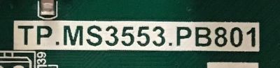 MAIN FUENTE ((COMBO)) PARA TV WESTINGHOUSE / 21005983 / H17051182 / TP.MS3553.PB801 / PANEL LSC480HN08 / MODELO WD48FAB100 - Imagen 2