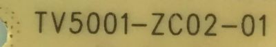 FUENTE DE PODER PARA TV HAIER / 510-130107154 / TV5001-ZC02-01 / KB-5150 / PANEL V00HJ1-P01 REV.C1 / MODELO LE50F2280 - Imagen 2