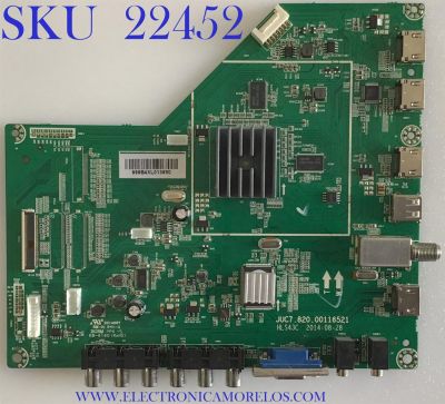 MAIN PARA TV CHANGHONG / 999B4X / JUC7.820.00116521 / PANEL V420DK1-KS1 REV.C8 / MODELO UD42YC5500UA