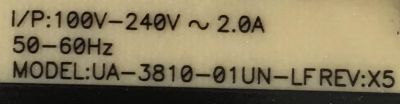 FUENTE DE PODER PARA TV HANNSPREE / UA-3810-01UN-LF / PANEL HSD250MUW2-A00 REV:1 / MODELO ST259MUB / HSG1074 - Imagen 3