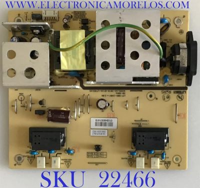 FUENTE DE PODER PARA TV HANNSPREE / UA-3810-01UN-LF / PANEL HSD250MUW2-A00 REV:1 / MODELO ST259MUB / HSG1074