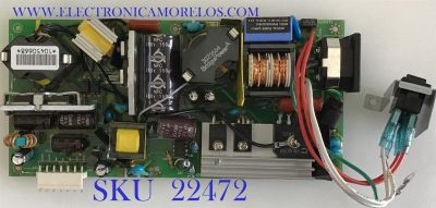 FUENTE DE PODER PARA MONITOR LACIE / 10450668 / J21565-0022 / MODELO 324I