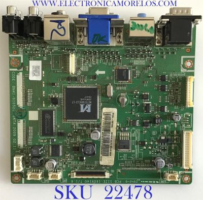 MAIN PARA MONITOR SAMSUNG / BN94-02792L / BN41-01052O / BN97-02567G / PANEL LTI400HA04 / MODELO LH40MGQLBS/ZA SP01