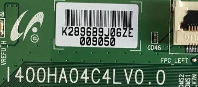 T-CON PARA MONITOR SAMSUNG / LJ94-2896B / I400HA04C4LV.0 / 2896B / PANEL LTI400HA04 / MODELO LH40MGQLBS/ZA SP01 / LH40MGULBF/ZA  - Imagen 2