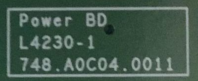 FUENTE DE PODER PARA MONITOR DELL / 755.A0C04.0001 / 748.A0C04.0011 / PANEL LM270WR2(SP)(A1) / MODELO P2715Qt - Imagen 2