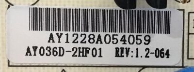FUENTE DE PODER PARA TV COBY / AY036D-2HF01 / AY036D-2HF01 / PANEL LC230EUE (TD)(A1) / MODELO LEDTV2326 - Imagen 2