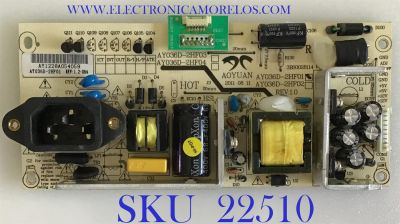 FUENTE DE PODER PARA TV COBY / AY036D-2HF01 / AY036D-2HF01 / PANEL LC230EUE (TD)(A1) / MODELO LEDTV2326