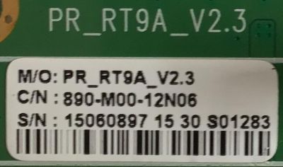 MAIN PARA MONITOR SEIKI / 890-M00-12N06 / PR_RT9A_V2.3 / 15060897 / PANEL M280DGJ-L30 REV.C1 / MODELO SM28UTR - Imagen 2