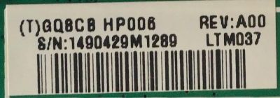 MAIN PARA MONITOR HP / GQ8C8HP006 / 715G3250-1 / PANEL LM230WF1 (TL)(B3 / MODELO W2338H - Imagen 3