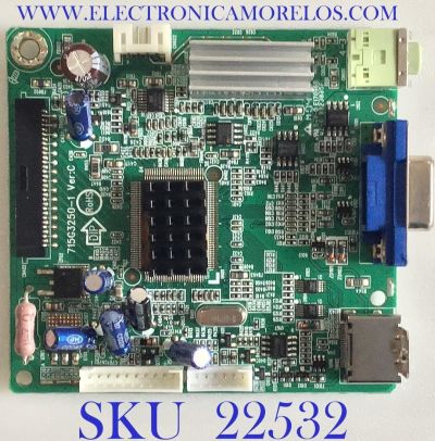 MAIN PARA MONITOR HP / GQ8C8HP006 / 715G3250-1 / PANEL LM230WF1 (TL)(B3 / MODELO W2338H