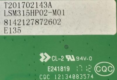 MAIN FUENTE SCEPTRE PARA MONITOR / T201702143A / JRY-L8787-BV1 / LSM315HP02-M01 / PANEL CN32MC0721 / MODELO C32 - Imagen 2