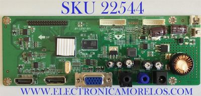 MAIN FUENTE SCEPTRE PARA MONITOR / T201702143A / JRY-L8787-BV1 / LSM315HP02-M01 / PANEL CN32MC0721 / MODELO C32