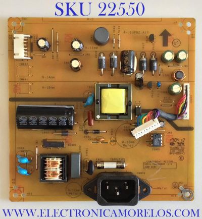FUENTE DE PODER PARA MONITOR ASUS / 5E1DP02011 / 4H.1DP02.A10 / 1774355 / PANEL M240HTN01.2 / MODELO VS248H-P