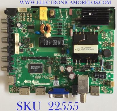 MAIN FUENTE PARA TV PROSCAN / T201404023 / TP.MS3393.PB851 / 142123332031 / N14040965 / PANEL CN32DA726 / MODELO PLDED3273A