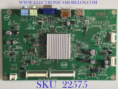 MAIN PARA MONITOR VIEWSONIC / GQICB0V102 / 715G8273-M02-B01-005K / (Q)GQICB0V1022001Q / PANEL TPT315B5-QHBN0.K REV:A9P3D / MODELO VX32112K-2K-MHD