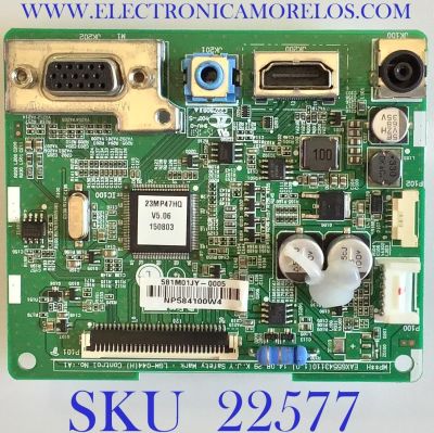 MAIN FUENTE PARA MONITOR LG / EAX65543110 / EAX65543110(1.0) / NP584100W4 / PANEL LGM230DA41 / MODELO 23MP47HQ-PE.AUSXJVN