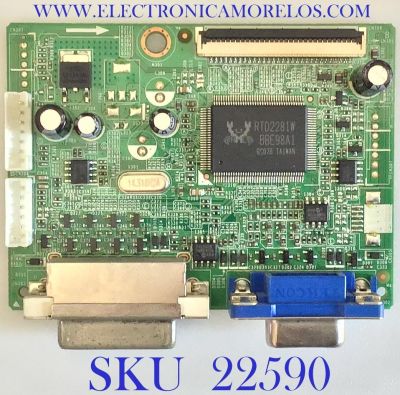 MAIN PARA MONITOR VIEW SONIC / 65.7S0Z1.004 / 48.7E205.01M / L9137-1M / PANEL M270H1-L01 REV.C4 / MODELO  VA2703