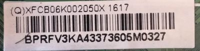 MAIN PARA TV VIZIO / XFCB06K002 / 715G7740-M01-B00-005T / (Q)XFCB06K002050X / PANEL TPT315B5-WHBN0.K REV:S5941J / MODELO E32H-D1 LTTUUEBS - Imagen 4