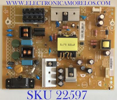 FUENTE DE PODER PARA TV VIZIO / PLTVFL271XAL2 / 715G7364-P01-001-002M/  (Q)PLTVFL271XAL2 / PANEL TPT315B5-WHBN0.K REV:S5941J / MODELO E32H-D1 LTTUUEBS