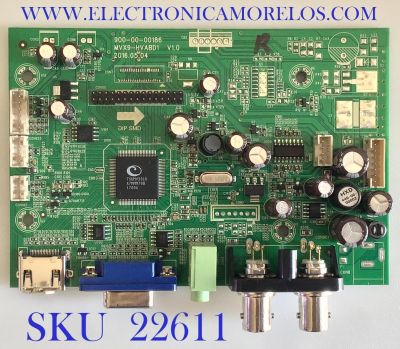 MAIN PARA MONITOR W BOX TECHNOLOGIES / 900-00-00186 / MVX9-HVABD1 / PANEL MV270FHB-N20 (N) / MODELO OE-27LED