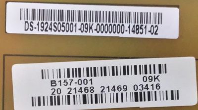 FUENTE DE PODER PARA MONITOR DYNEX / DS-1924S05001 / 4H.B1570.001 / B157-001 / PANEL M240HW01 V.B / MODELO DX-24E150A11 - Imagen 3