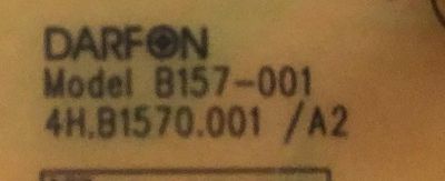 FUENTE DE PODER PARA MONITOR DYNEX / DS-1924S05001 / 4H.B1570.001 / B157-001 / PANEL M240HW01 V.B / MODELO DX-24E150A11 - Imagen 2