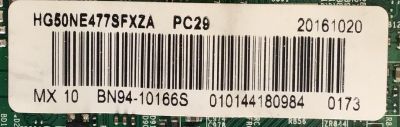 MAIN PARA TV SAMSUNG / BN94-10166S / BN41-02532A / BN97-09386S / PANEL CY-JJ050BGNV1H / MODELO HG50NE477SFXZA DA01 - Imagen 4