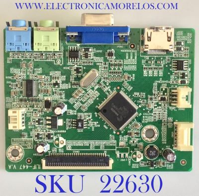 MAIN PARA MONITOR VIEWSONIC / 790RR1300601R00 / ILIF-447 / 492A01CX1300R01 / PANEL M236HJJ-L31 REV.C1 / MODELO VA2465SMH