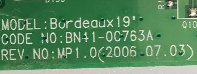 MAIN PARA TV SAMSUNG / BN94-01036A / BN41-00763A / BN97-01098A / PANEL LTM190M2-L01 / MODELO LNS1952WX/XAA - Imagen 4