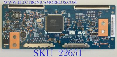 T-CON PARA TV INSIGNIA / 55.54S06.CE1 / 55T02-C07 / T550HVN01.0 / PANEL T550HVN01.8 / MODELO NS-55D440NA14